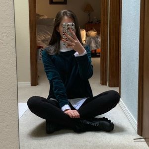 🌸 Sunday Teal Pullover